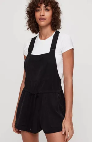 Aritzia Wilfred Free Black Beatriz Romper thumbnail 1