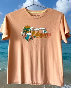 Patagonia Palm Protest Responsibili-Tee | Cowry Peach | Size M thumbnail 1