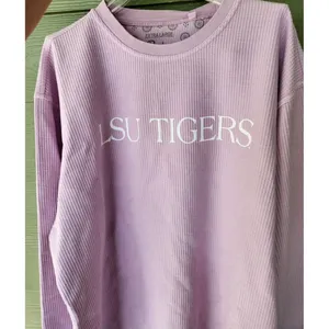 Pressbox Purple LSU‎ Tigers Vintage Wash Pullover Cord Comfy Sweatshirt XL NWT thumbnail 14