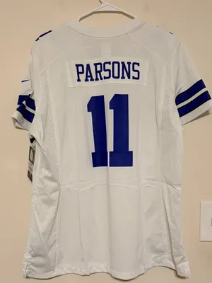 New NWT Nike Dallas Cowboys On-Field Micah Parsons #11 White Jersey Women's XXL thumbnail 3