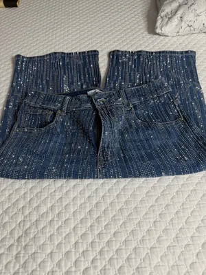 Nina Rossi Distressed Jean Shorts thumbnail 6