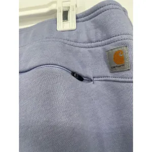Carhartt Relaxed Fit Jogger Sweatpants Women XL Lavender Fleece Loungewear Work thumbnail 4