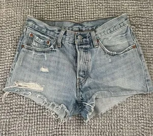 Levi’s light blue shorts 501 thumbnail 1