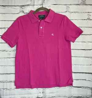 Vintage Lauren Ralph Lauren Classic Pink Polo Shirt Women’s S Preppy Y2K Chic thumbnail 1