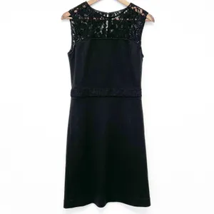 Tory Burch Womens M Cocktail Dress Lace Stretch Elegant‎ Party Flirty Whimsygoth thumbnail 3