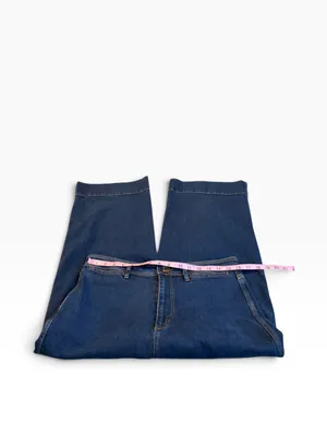 LOFT high waist wide leg jeans thumbnail 3