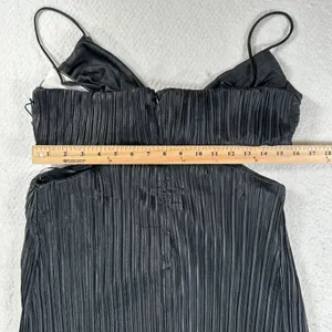ASTR The Label Mini Dress Cut Out Spaghetti Strap New Women's Large Black thumbnail 7