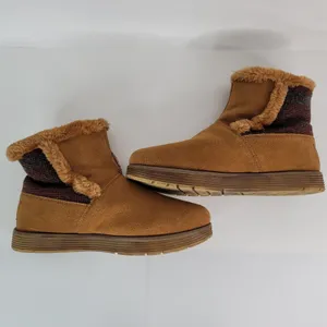 Skechers Ankle Boots Womens 9 Tan Suede‎ Faux Fur Lined 48677 thumbnail 7