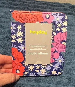 heyday Floral Mini Photo Album / business card holder NWT thumbnail 1