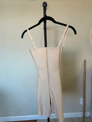 NWT SKIMS Body Core Sculpt Open Bust Mid Thigh Bodysuit in Sand size S thumbnail 8