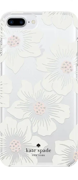 Kate Spade New York Hardshell Case Hollyhock Floral Detail iPhone 8/7/6s/6 PLUS thumbnail 1