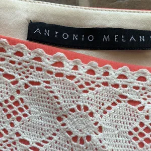 Antonio Melani Santa Fe Poppy Ibiza Silk Skirt Sz 10 NWT thumbnail 11