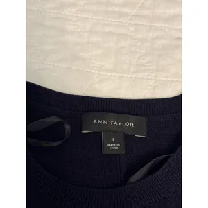 Ann Taylor Black Long Sleeve Fit and Flare Knit Dress‎ Womens small thumbnail 5