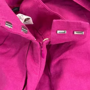 Theory Magenta Pink Linen Blend Pleated High Rise Tapered Trousers Size‎ 4 thumbnail 10
