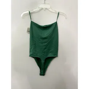 Free People Women's Green Tati Seamless Thong Tube Bodysuit M/L NWT thumbnail 5