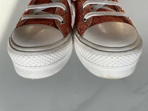 Converse Women’s Sneaker Chuck Taylor Lift Platform Hi Gold Shimmer US8.5 thumbnail 6