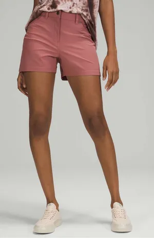NWOT Lululemon Spiced Chai City Sleek 5 Pocket High-Rise Short 4" Size 29 thumbnail 1