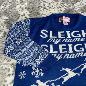 Unbranded ugly sweater Blue Size XL thumbnail 5