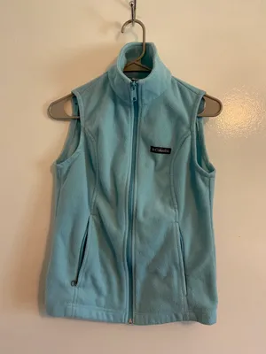 Columbia Teal Fleece Vest thumbnail 1