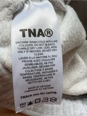 Aritzia TNA Sweatfleece Cozy Fleece Mega Fit Heather Grey Sweatpants Size Medium thumbnail 13