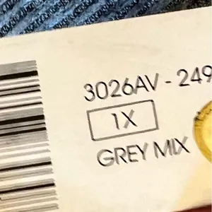 Gray Mix Long Sleeve Top thumbnail 2