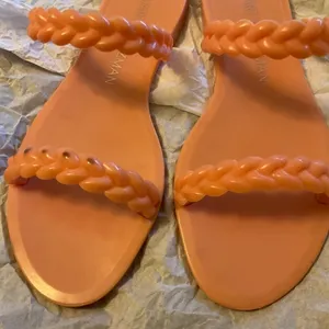 Stuart Weitzman Braided Jelly Slide Sandals - Size 7 thumbnail 4