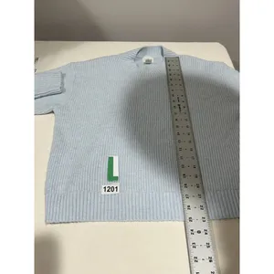 Woman’s H & M Medium Blue Pullover Chunky Long Sleeve Sweater thumbnail 6