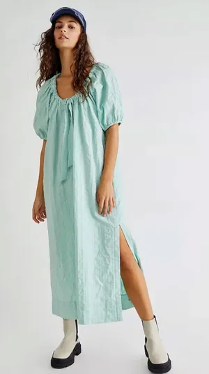 Free people endless summer natural element midi dress thumbnail 1