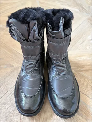 Pajar Canada Moscou 3.0 Ice Grip Ankle Boots Size 37 or 6.5 Faux Fur Winter thumbnail 2