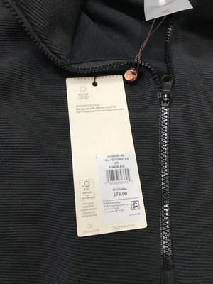 Calia by Carrie Women's Fall Textured 1/4 Zip in Black NWT thumbnail 6