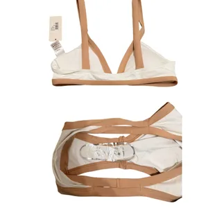 L Space Farrah White Tan top S Charlie bottom L High Leg Bikini Set‎ Swimwear S thumbnail 8