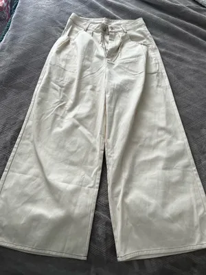 Bohme Pants Wide-Leg Ivory thumbnail 5
