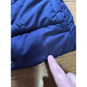 Old Navy Women's Navy Blue Puffer Vest Full Zip with Snaps‎ Pockets Size XS City thumbnail 5