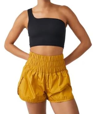 Free People Movement Way Home Short in Yellow Women’s Size Large thumbnail 1
