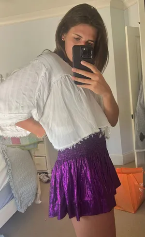 Queen of Sparkle Purple Swing Shorts thumbnail 5