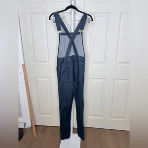 WeWoreWhat Second Skin Dark Blue Denim Overalls Women's XS thumbnail 4