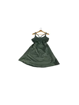 Z by Zella Outscore 2.0 Active Dress Green Built In Shorts Tennis Pickleball L thumbnail 2
