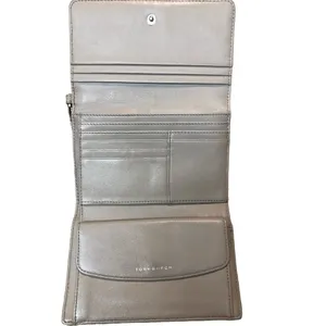 Tory Burch Marion Embossed Leather Convertible Clutch Wristlet, Taupe thumbnail 6