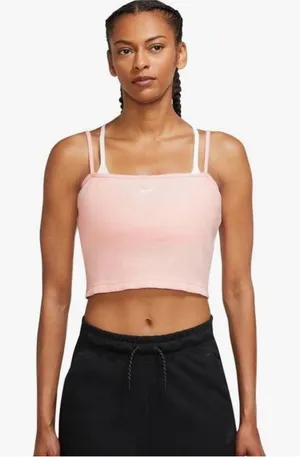 Nike Women’s Sportswear Essential Ribbed Crop Top thumbnail 1