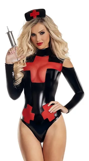 NEW PARTY KING Pulse Nurse Costume Size Medium thumbnail 1