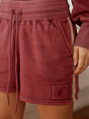 EUC FP Movement for Free People Sprint to the Finish shorts Maroon thumbnail 6