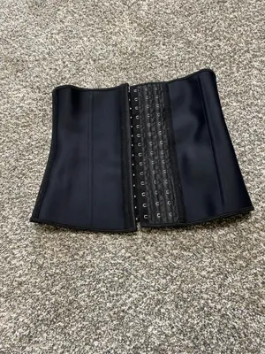YIANNA Black Latex Underbust Sport Waist Trainer thumbnail 4