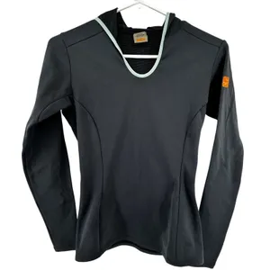 Arc'teryx Hoodie Performance Long Sleeve Top Fitted Outdoor Gray Aqua Small thumbnail 2