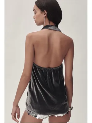 Anthropologie The Dylon Sleeveless Wide Placket Top: Size M Velvet Edition thumbnail 5