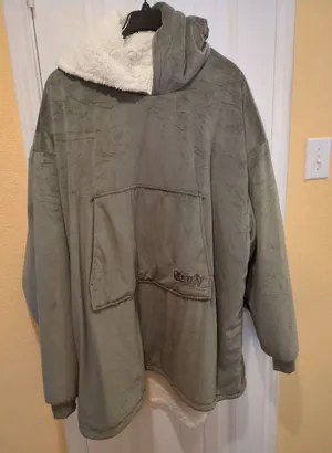 The Comfy Blanket Sweatshirt with Hoodie - Gray thumbnail 1
