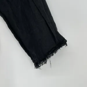 Boho Embroidered Jacket Black Open Front‎ Colorful Floral Fringe Women's Size L thumbnail 4