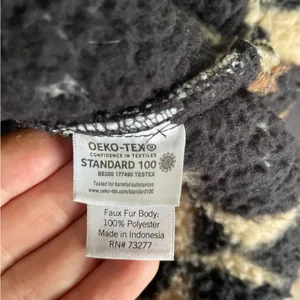 Sonoma‎ Black Star Pattern Fleece Hoodie Size Large NWOT thumbnail 6