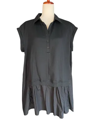 Womens Amazon Casual Summer Tshirt Dresses Black Size 8 thumbnail 3