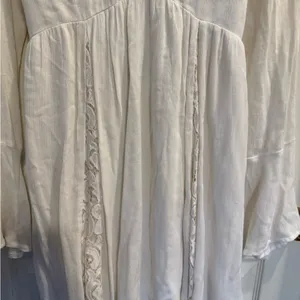 Abercrombie & Fitch Ivory Lace Babydoll Dress thumbnail 5