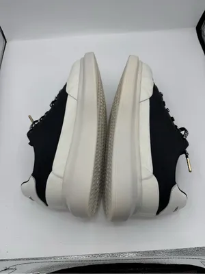 VINTAGE HAVANA angela platform sneaker in black/white size 10 NEW trendy school thumbnail 5